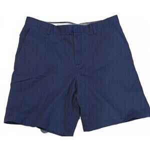 Amazon Essentials Men's Classic Fit Stretch Chino Navy Blue Shorts US 36